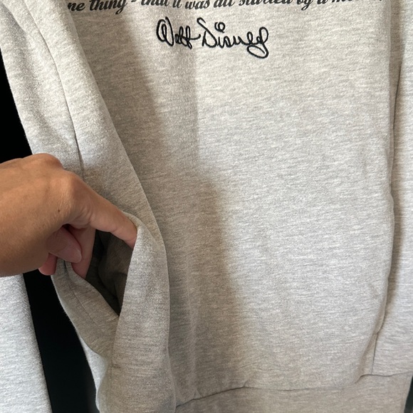 Disney Gray Crewneck Women's Sweater - Picture 4 of 6